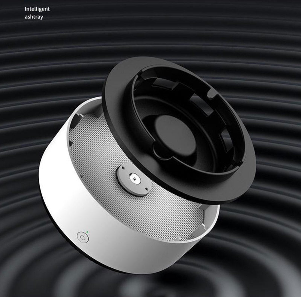 Deluqse Asbak Met Luchtreiniger - Wit