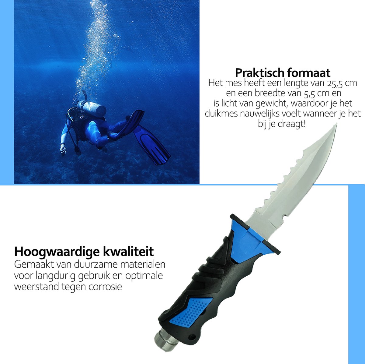 Deluqse Duikmes - Blauw