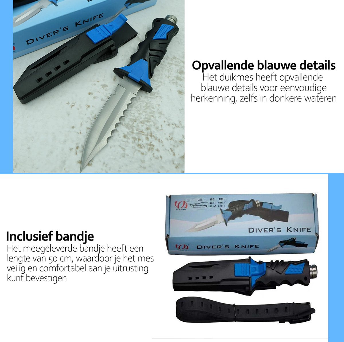 Deluqse Duikmes - Blauw