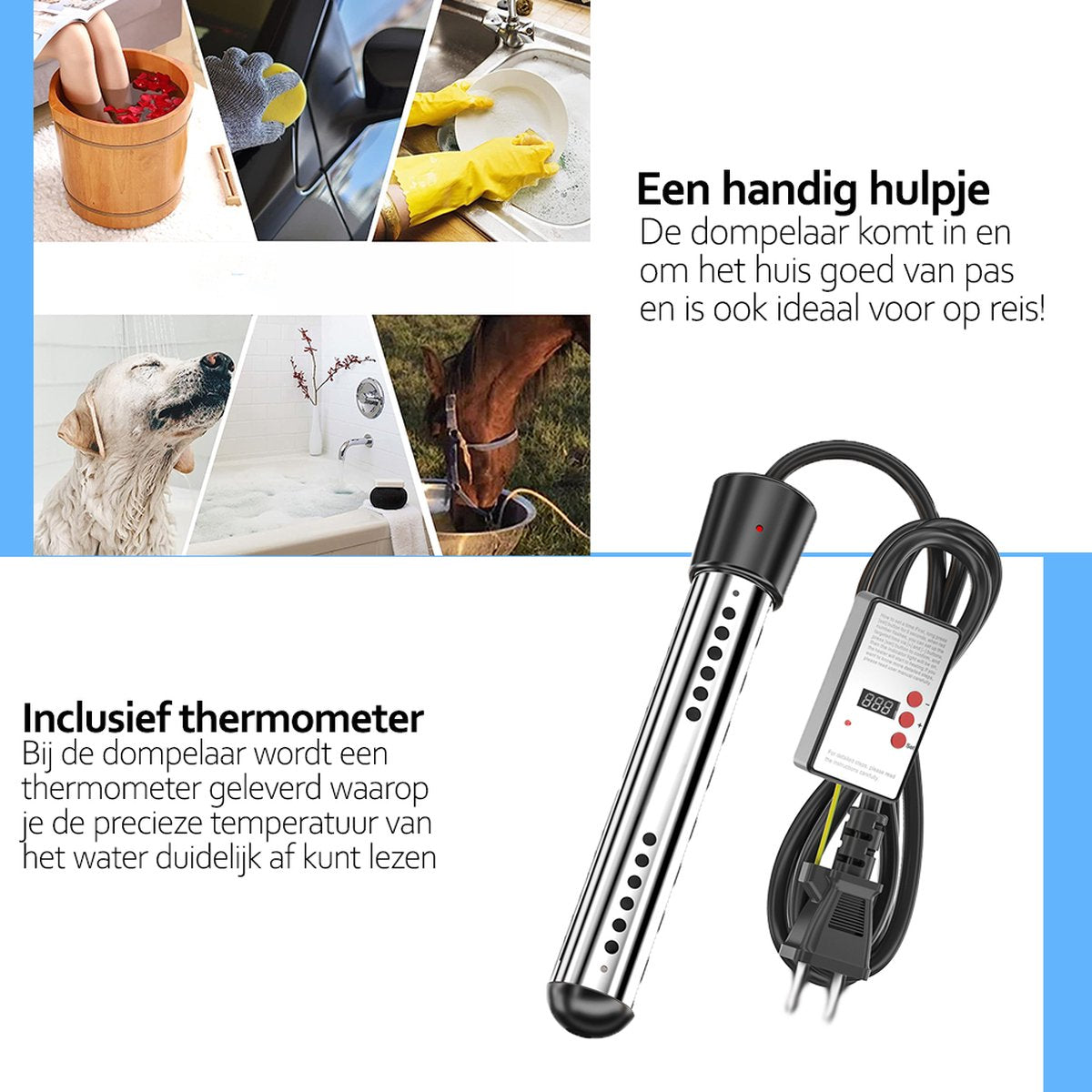 Deluqse Dompelaar - 3000W