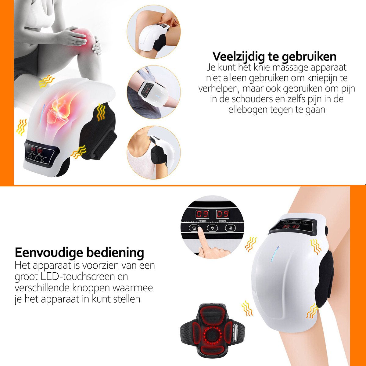Deluqse Knie Massage Apparaat - Infrarood