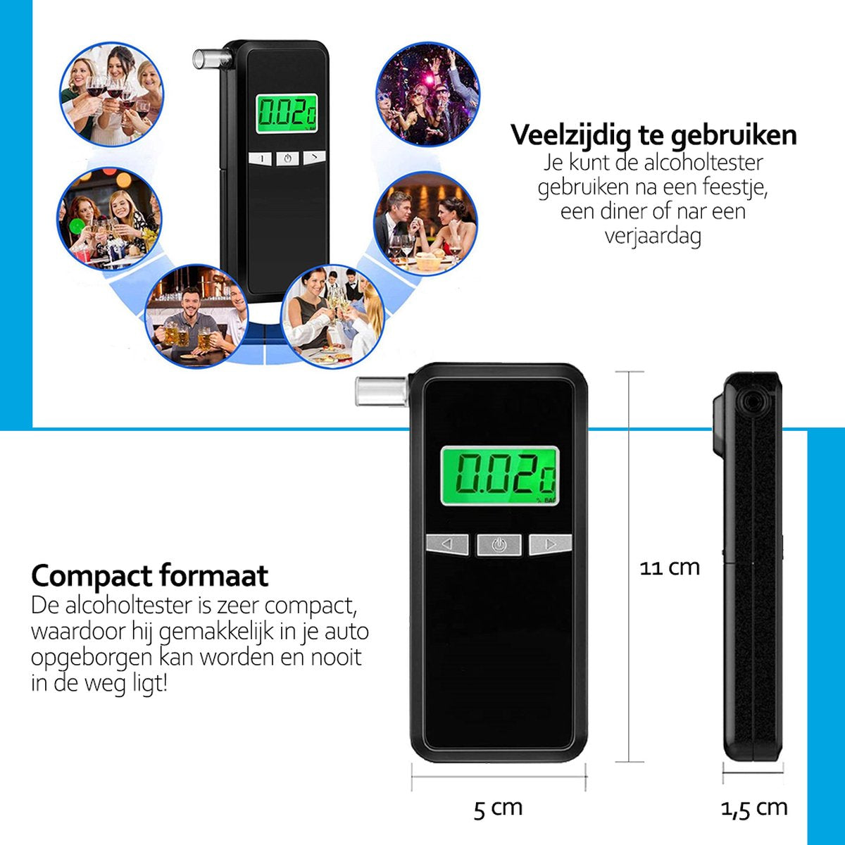 Deluqse Digitale Alcoholtester