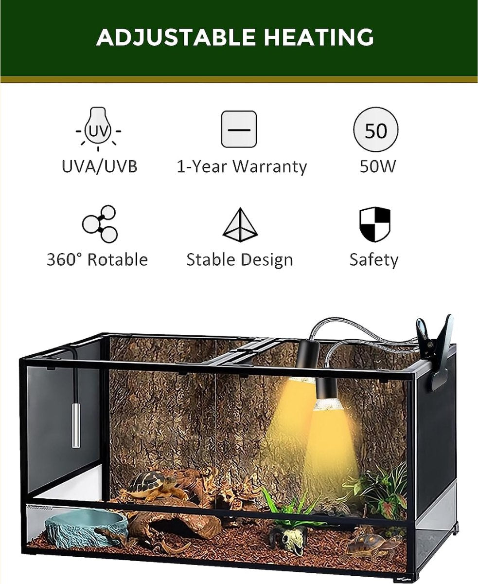 Deluqse Warmtelamp Reptielen - Wit