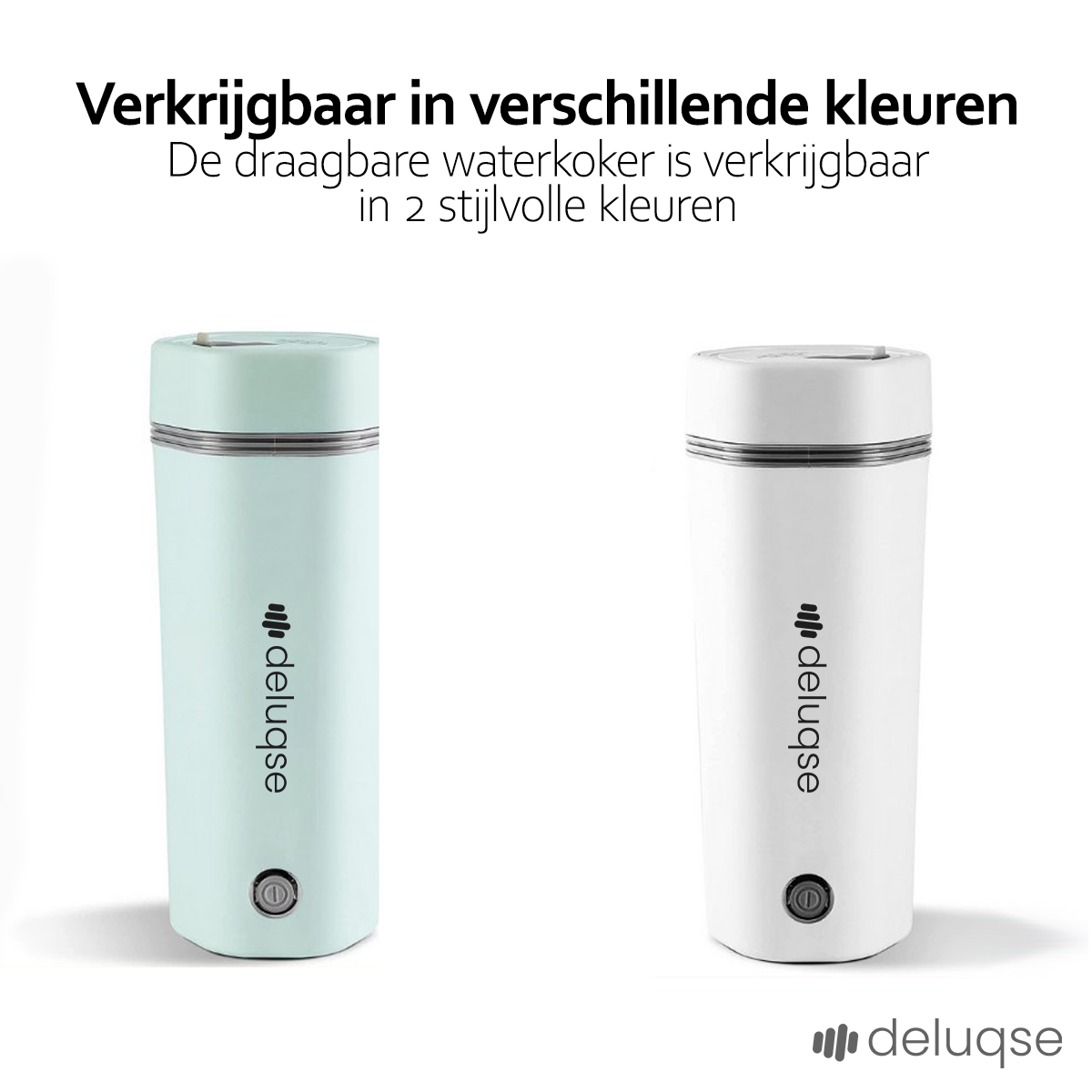 Deluqse Draagbare Waterkoker - Groen - 350ml