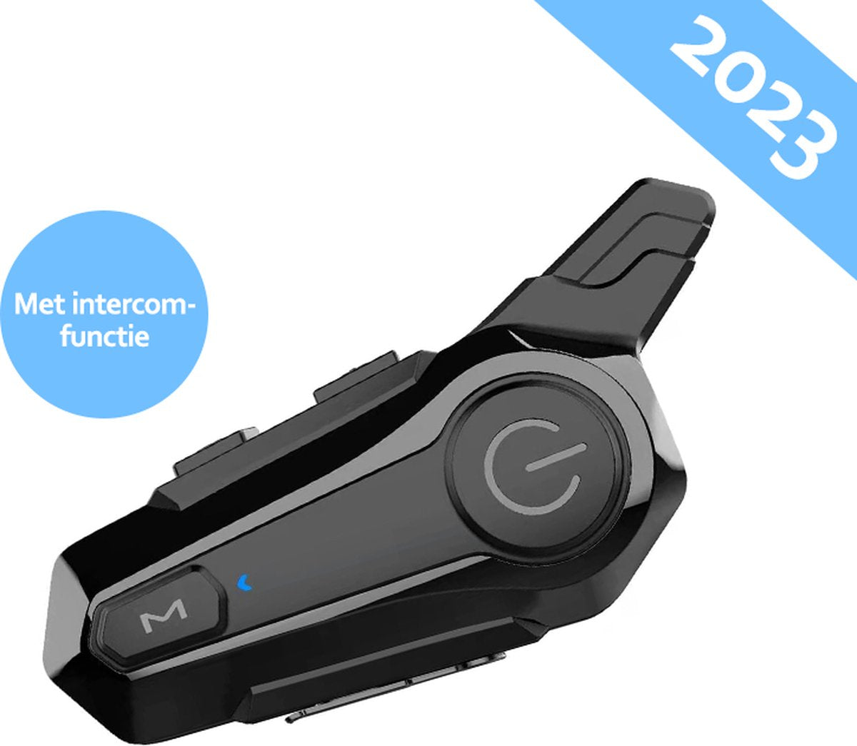 Deluqse Motorhelm Headset - Zwart