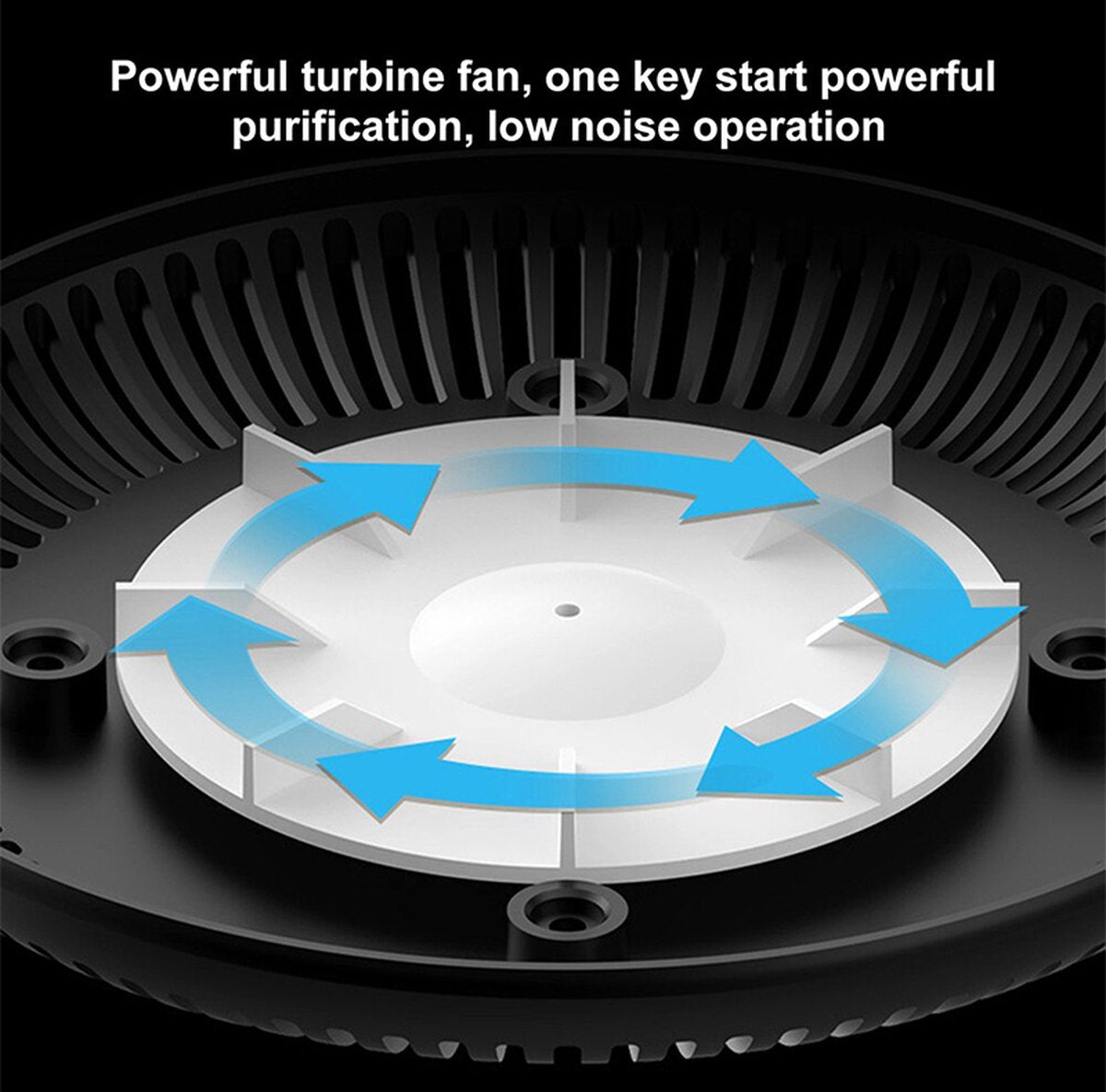 Deluqse Asbak Met Luchtreiniger - Wit