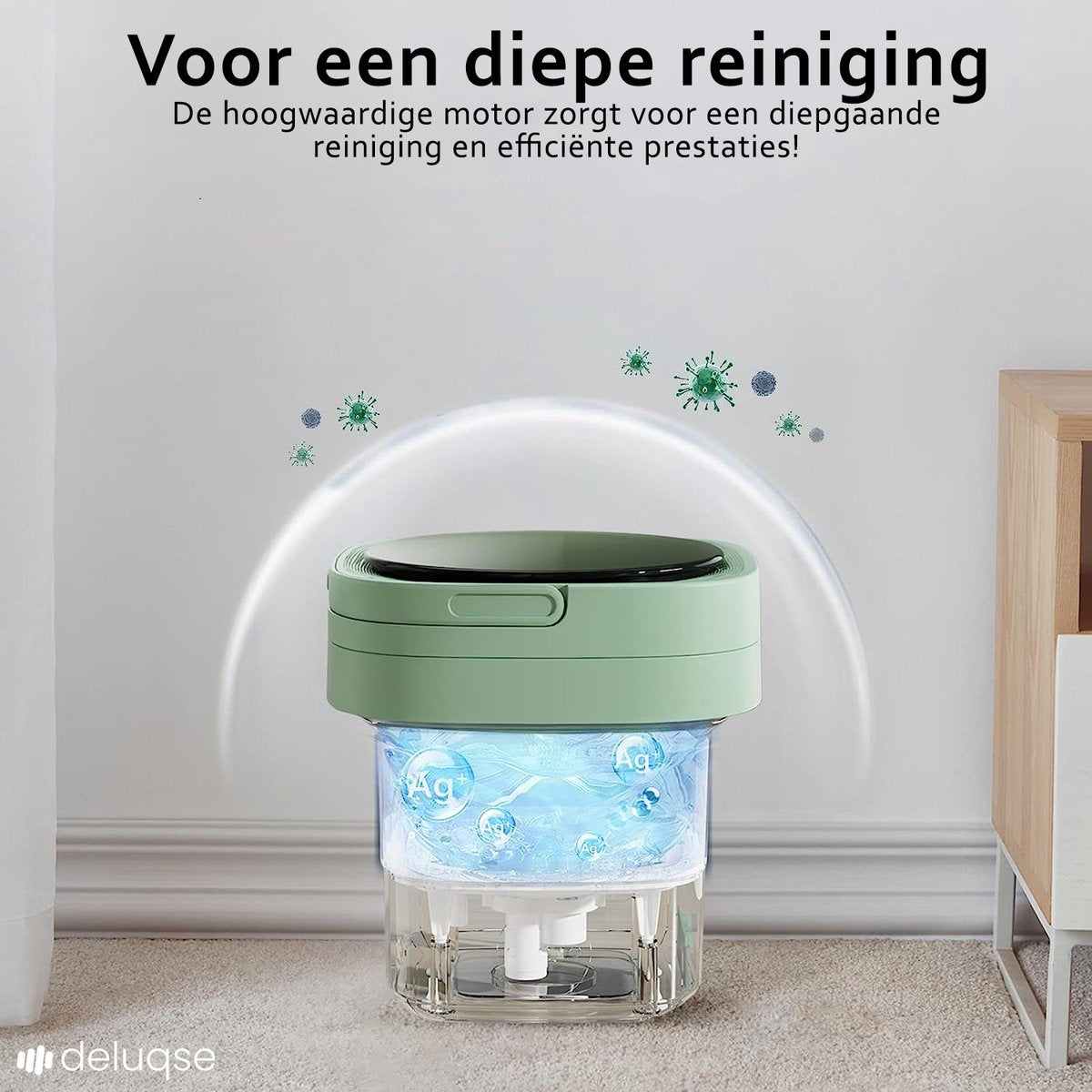 Deluqse Opvouwbare Wasmachine - Paars