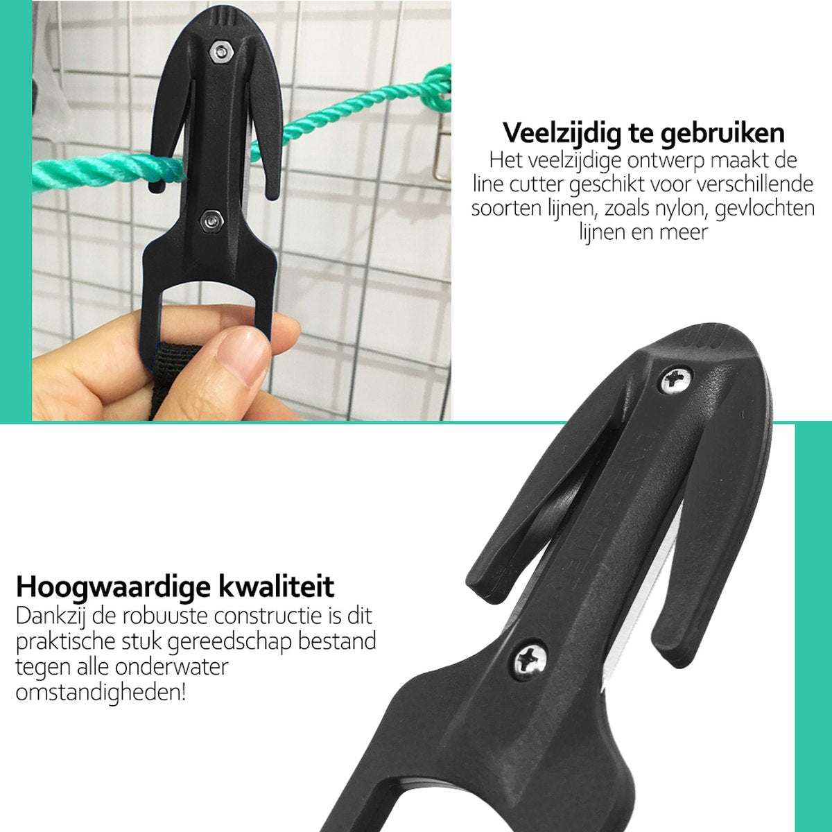 Deluqse Line Cutter - Zwart