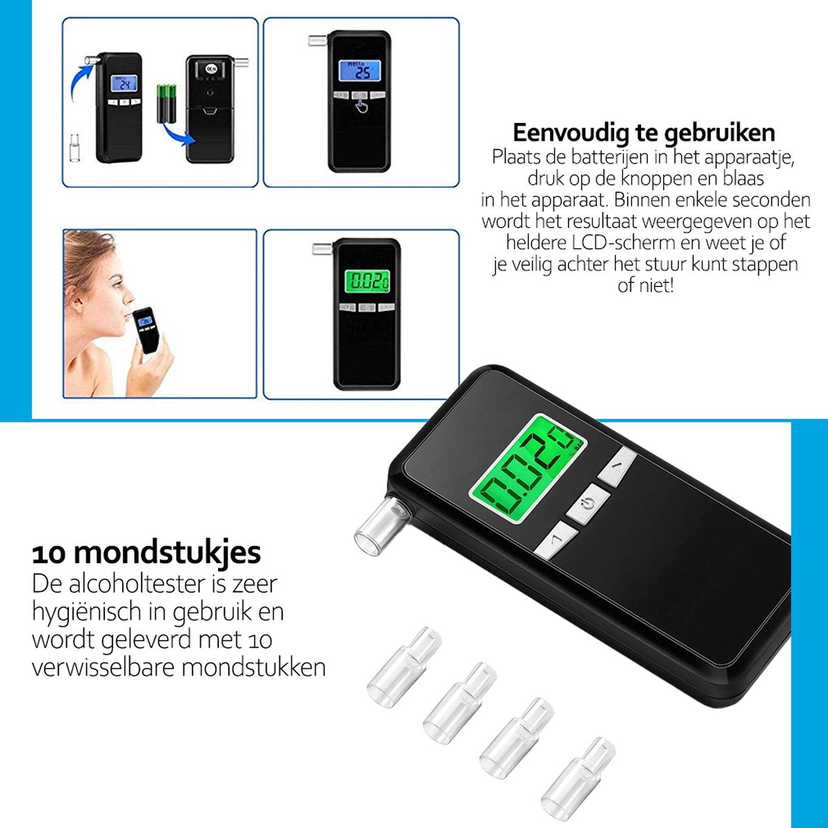 Deluqse Digitale Alcoholtester