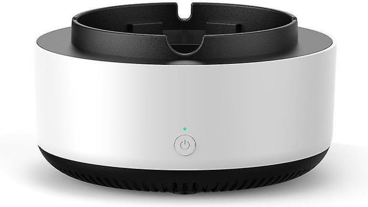 Deluqse Asbak Met Luchtreiniger - Wit