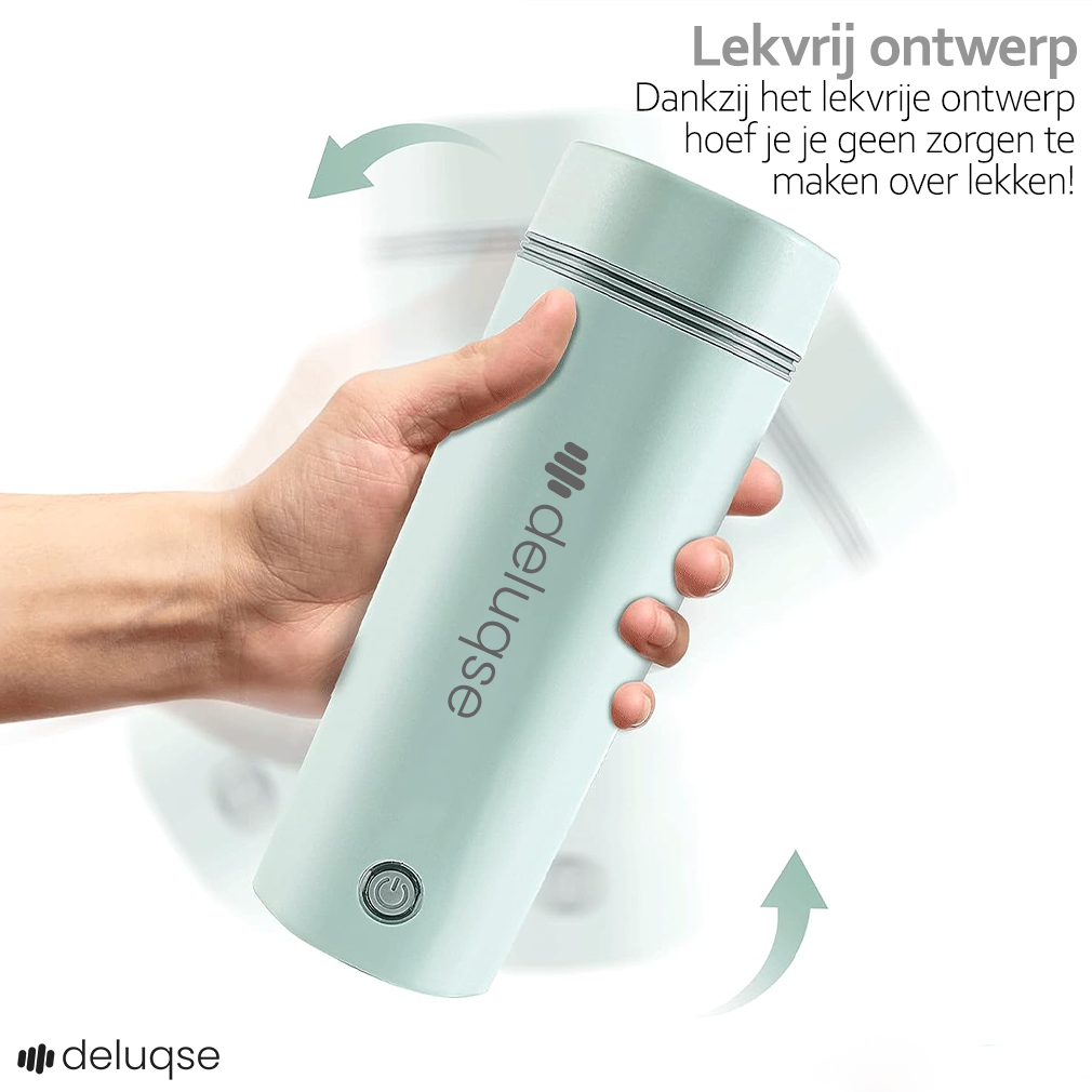 Deluqse Draagbare Waterkoker - Groen - 500ml